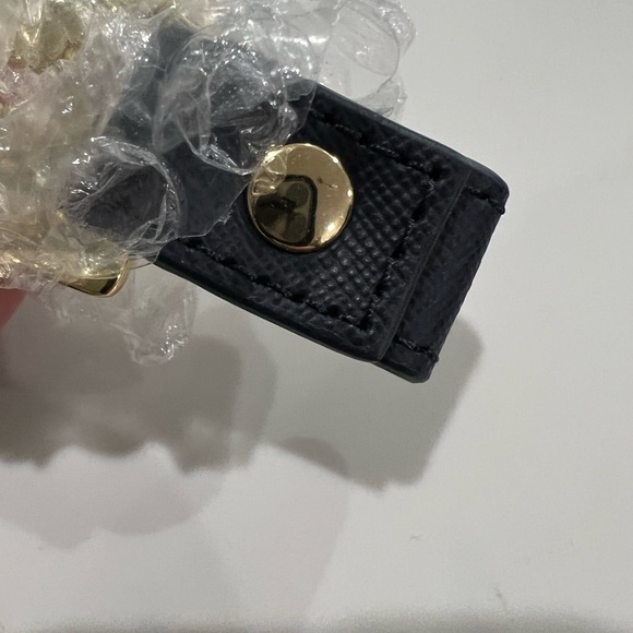 Brand new never used Tory Burch keychain. Gold and navy. Sold out! - Picture 4 of 7